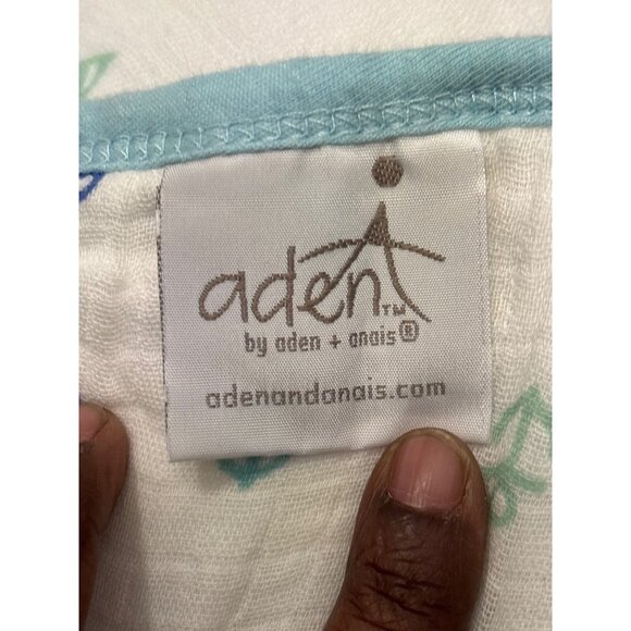 Aden + Anais Baby Muslin Blanket 47"x47" 100% Cotton Nautical Pattern - Picture 4 of 8